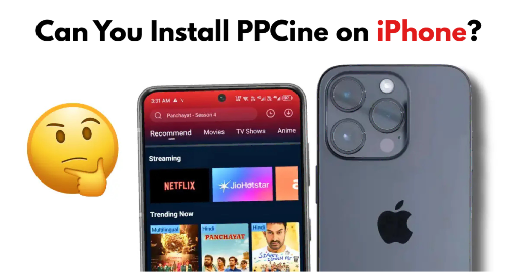 can you install ppcine on iphone